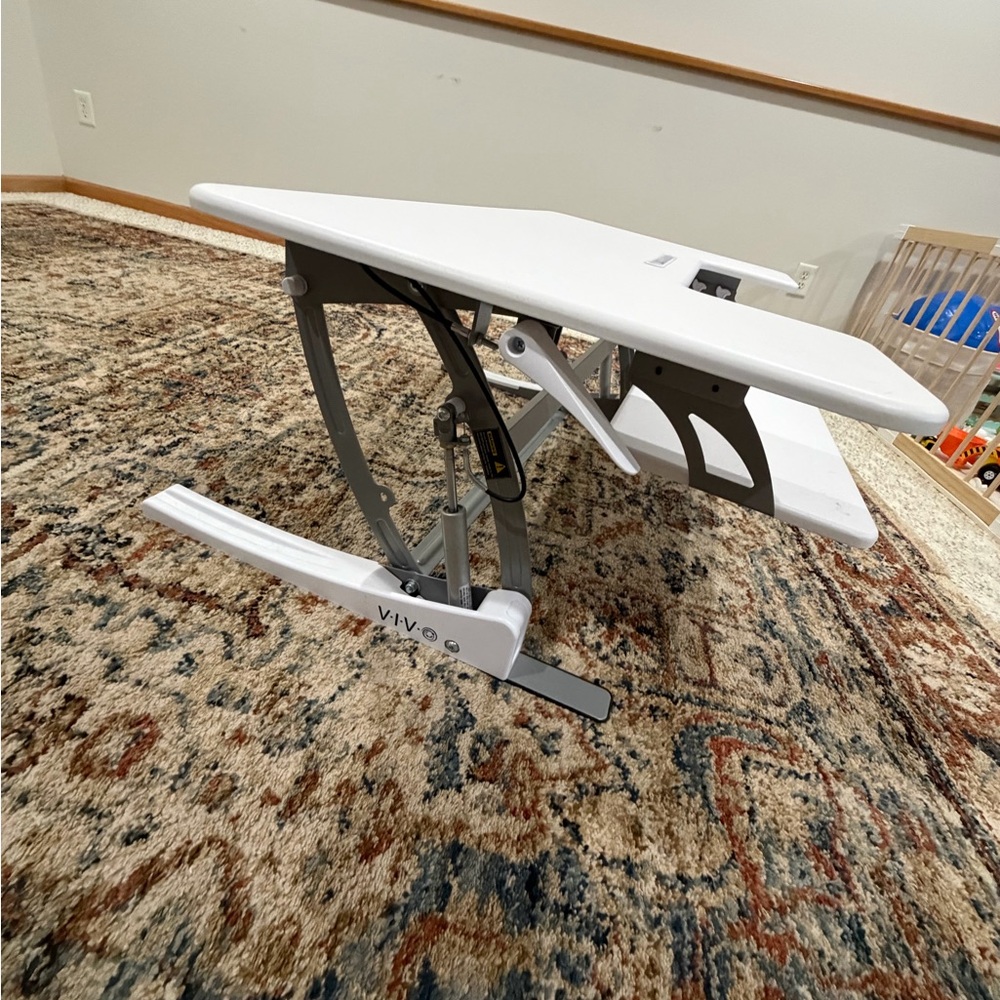 ViVI White Adjustable Desk Riser - Picture 3 of 4